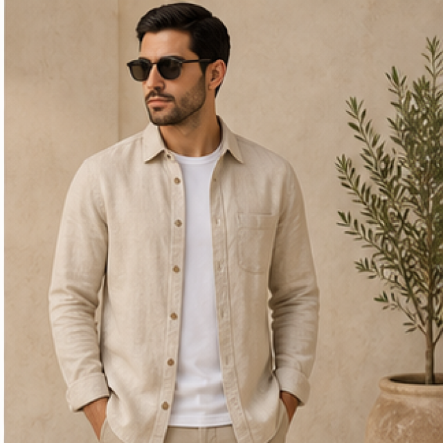 Soft Linen Overshirt