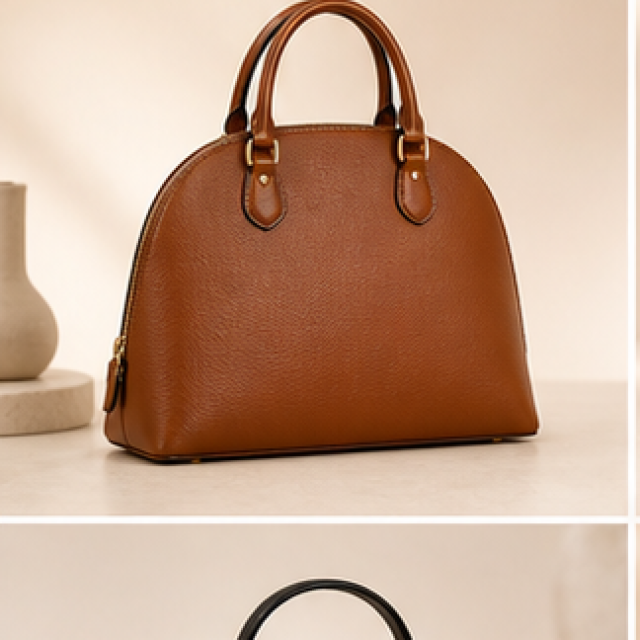 Everyday Structured Leather Bag