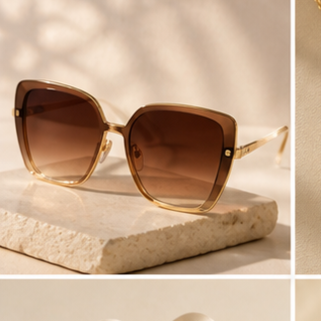 Maha Gold Tone Earrings