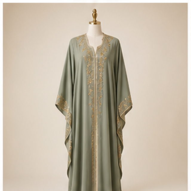 Luxe Embroidered Abaya