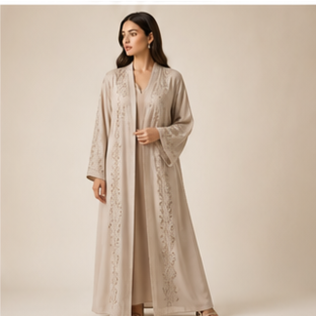 Doha Open Front Abaya
