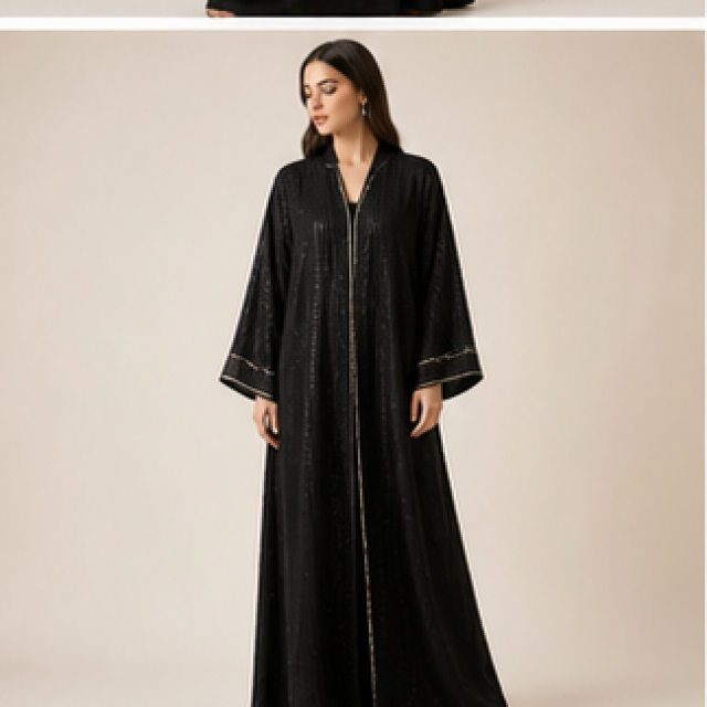 Heritage Open Front Abaya