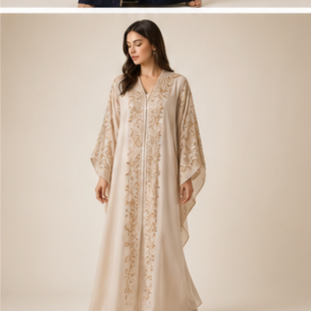 Doha Nida Fabric Abaya